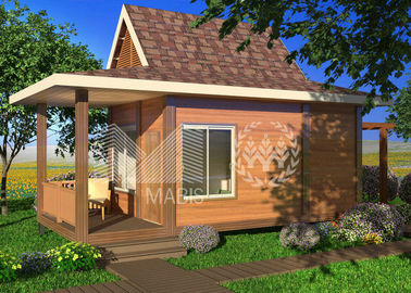 Cottages prêts à l'emploi de structure de panneau &quot;sandwich&quot;, maisons préfabriquées de cadre en acier