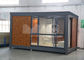 Chambre préfabriquée adaptée aux besoins du client de jardin de couleur, cabines en bois préfabriquées de mini arrière-cour