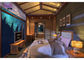 Q550 villa préfabriquée de luxe en acier, cabines prêtes à l'emploi avec le bon effet d'isolation phonique