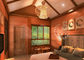 Chambre préfabriquée de villa d'aspect en bois avec la préparation de surface d'électrodéposition de zinc
